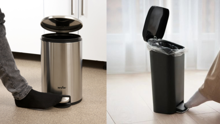 Image 33 Відро для сміття з педаллю: пластик або нержавіюча сталь